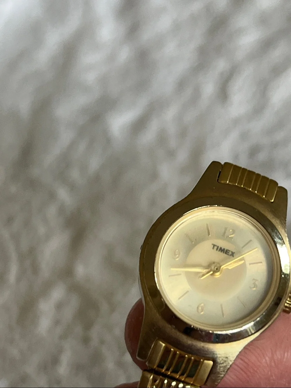 Timex Gold-Tone Ladies Stretch Bracelet Watch